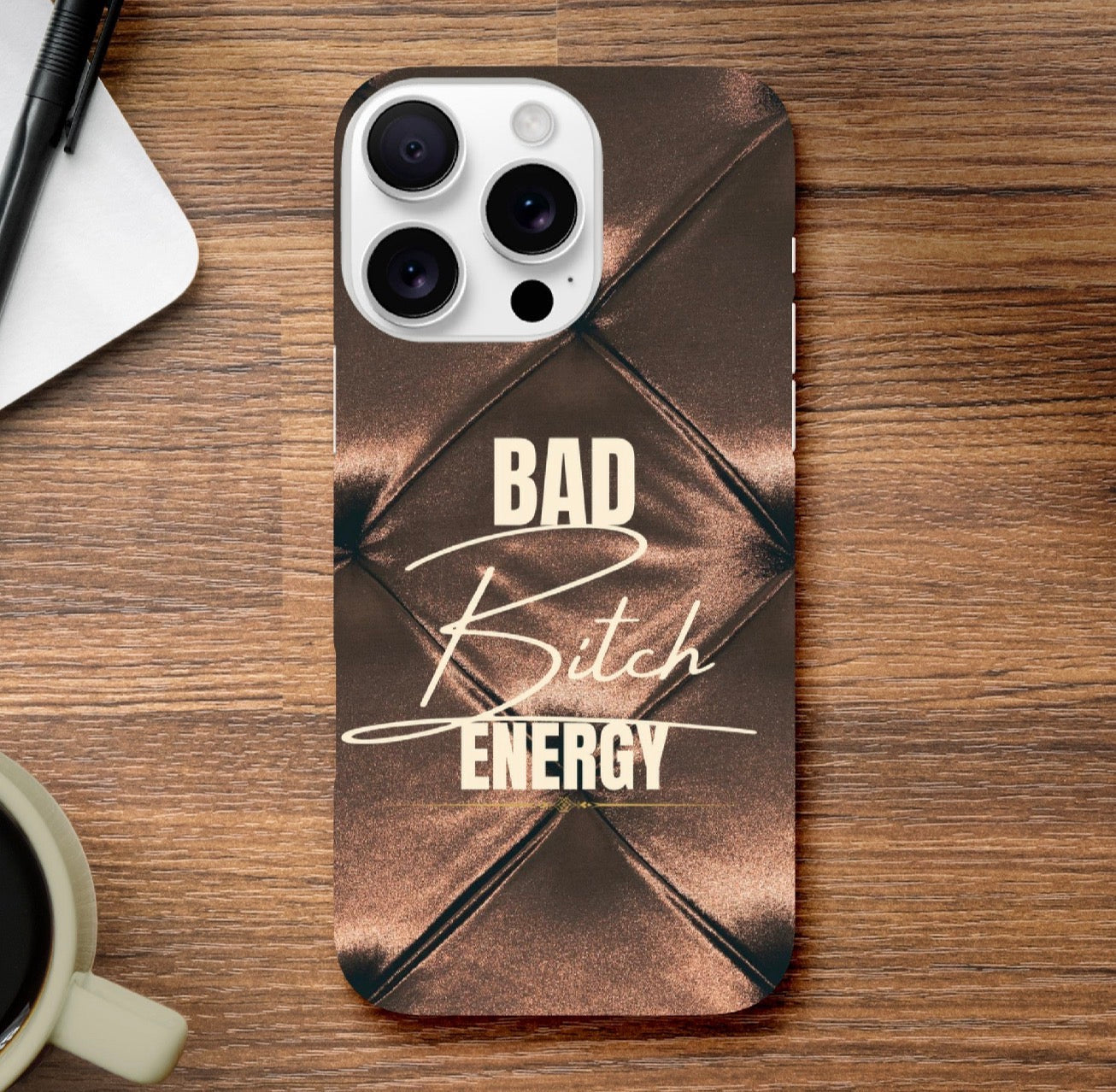 Bad Bitch Energy&iPhone Case — where elegance meets edge.